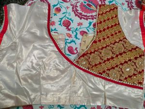 Embroidered Saree with Blouse