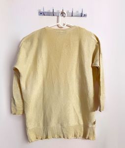 Gia Curves Shimmer Knit Top | Size S