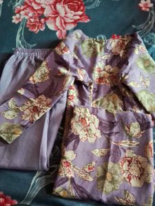 Floral Print Pajama Set