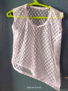 Lace Asymmetrical Tank