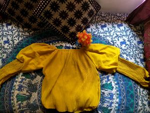 Yellow Tops For Woman