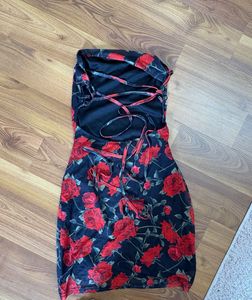 Floral Bodycon Mini Dress Size Small