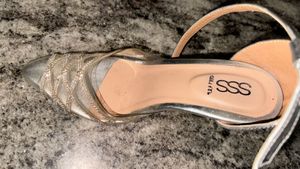 silver heels
