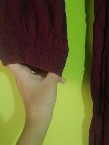 Elegant Maroon Maxi Dress