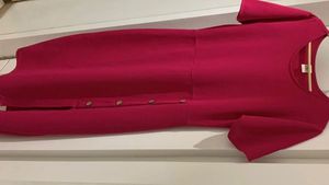 Magenta Midi Dress