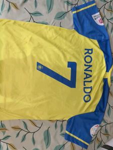 Al Nassr Football Jersey Tshirt Size M/L Ronaldo