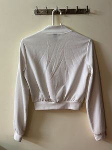 Crop White Jacket