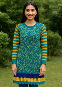 ✨ Stylish Winter Dress ❄️ | Soft & Trendy 💃🧶