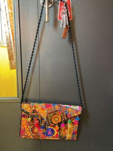 Embroidery Multi Colour Purse