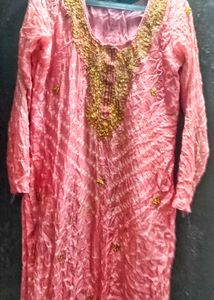 Pink Embroidered Salwar Kameez
