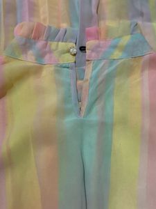 Rainbow Colours Dress For Women