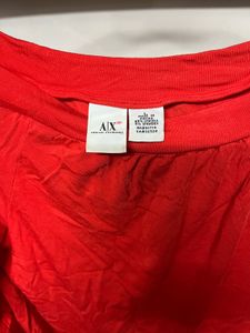 Red Long Sleeve Top Off Shoulder ❤️❤️