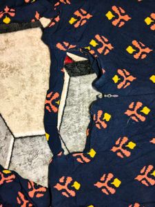 Stylish Printed butterfly sleeves Top