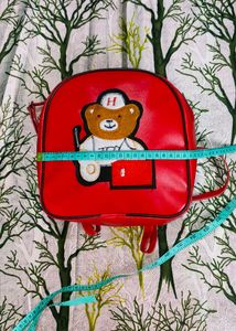 Super Cute Red Small Backpack/Sling Bags