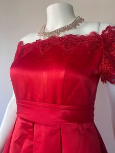 Red Off-Shoulder Party Dress DO NOT BARGAIN