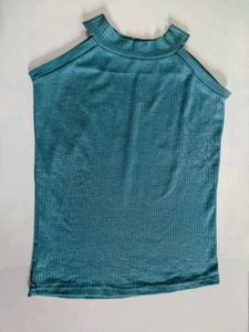 Stretchable Crew Neck  Sleeveless Tank Top