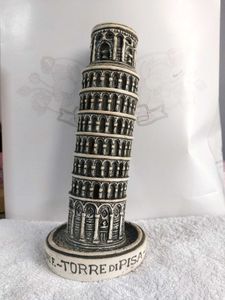 Vintage Leaning Tower of Pisa Statue from Italy