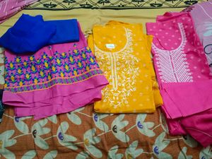 combo of 3 dress maerial