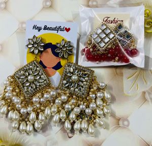 Statement Earrings 2 Pair Earring