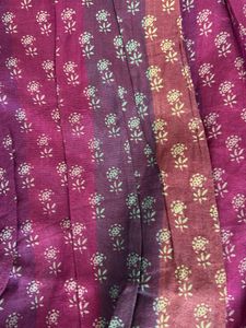 Box Pleats Vintage Patterned Maxi Skirt