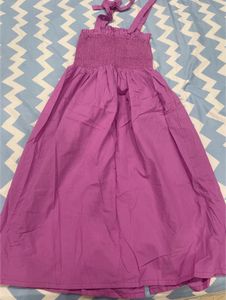 Purple Button-Down Sundress
