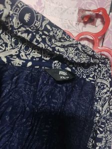 White Printer Blue Shrug