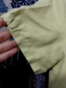 Green Button-Up Shirt