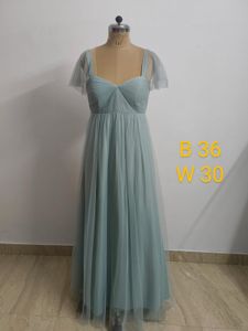 Sage Green Tulle Maxi Dress