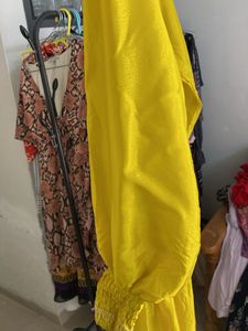 Elegant Yellow Maxi Dress