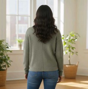 Sage Green Knit Cardigan