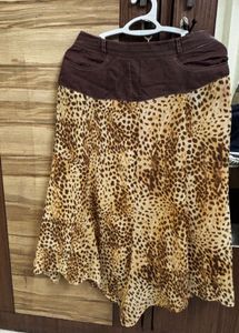 Animal Print Skirt