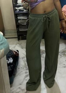 Amisu Wide Leg Drawstring Trousers