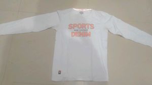 Sports Raw Vintage Denim T-Shirt