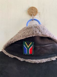 Black Faux Shearling Lined Jacket