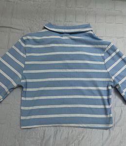 Striped Cropped Long Sleeve
