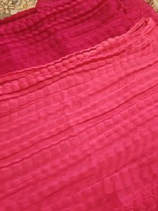 Pink Crinkle Dupatta