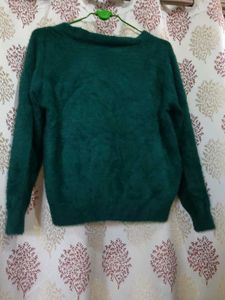 Green Fuzzy Cardigan💚