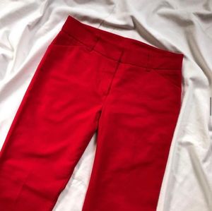 Red trousers