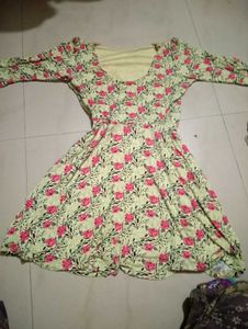 Floral Print Fit & Flare Dress