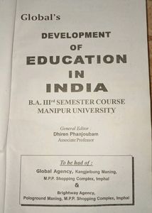 DEVELOPMENT OF EDUCATION IN INDIA