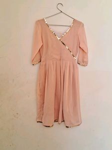 Peach Kurti Or Frock