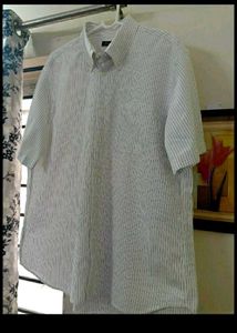 FINAL PRICE -NEW BIANCHI Striped Half Sleeve Shirt