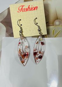 Resin Drop Earrings