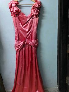 Elegant Red Evening Gown