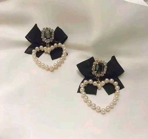 Destiny Jewels Gold Plated Korean Style Black Bow