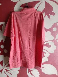 Pink Polo Tshirt For Men