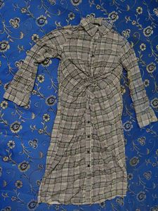 Plaid Shirt Dress