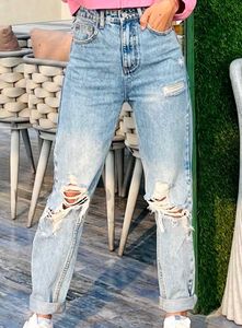 Ripped Light Wash Jeans