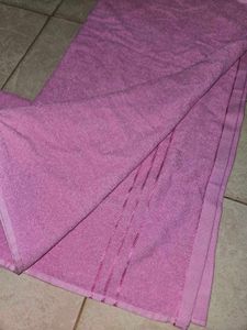 Pink Set Of Bathing Towel And Napkin