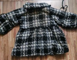Thick wool coat for young kids